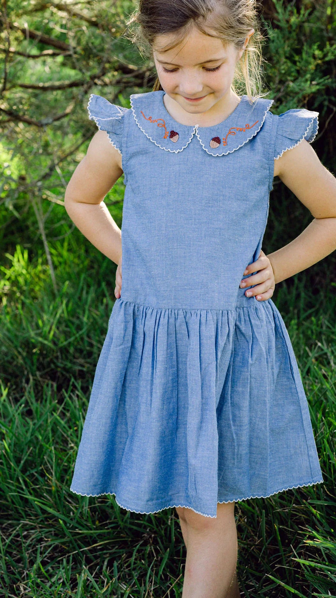 Acorn Capers Collared Dress