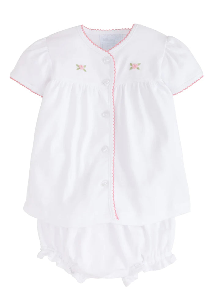 Rose Layette Knit Set