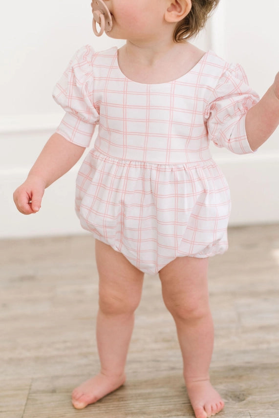 Pink Picnic Bubble Romper