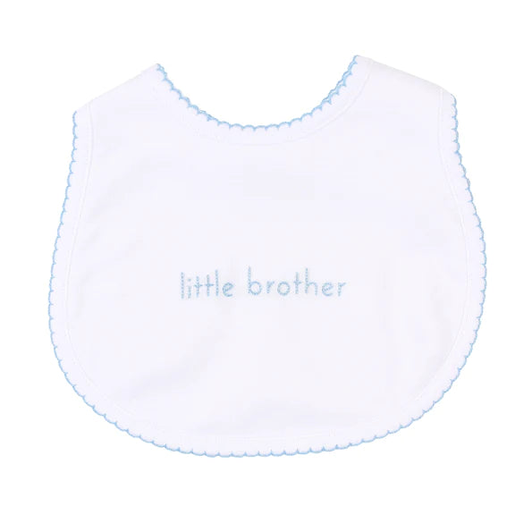 Little Brother Embroidered Bib