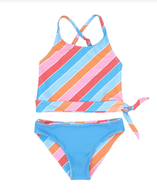 Multi Stripe Oasis Tankini