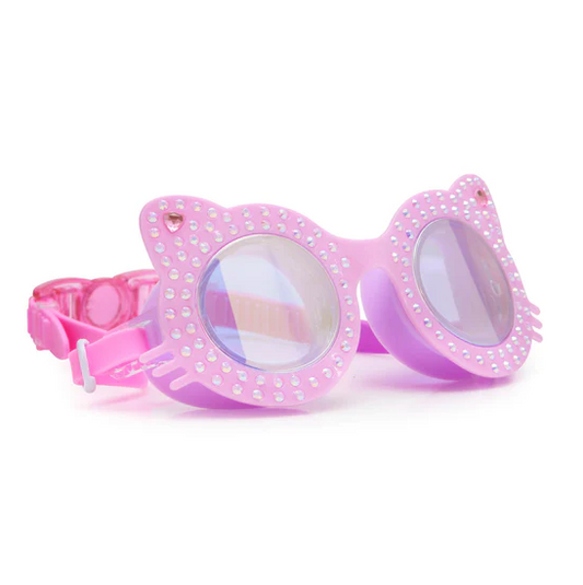 Smitten Kitten Paw Print Pink Goggles