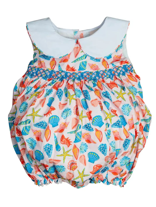 Bright Sea Life Smocked Bubble