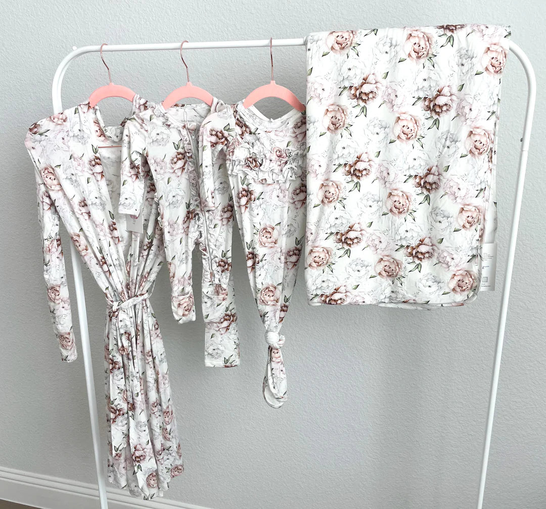 Floral Dreams Plush Swaddle