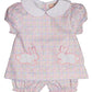 Rainbow Plaid Bunny Pocket Bloomer Set